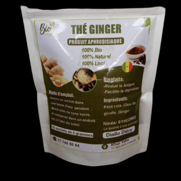 thé ginger gingembre