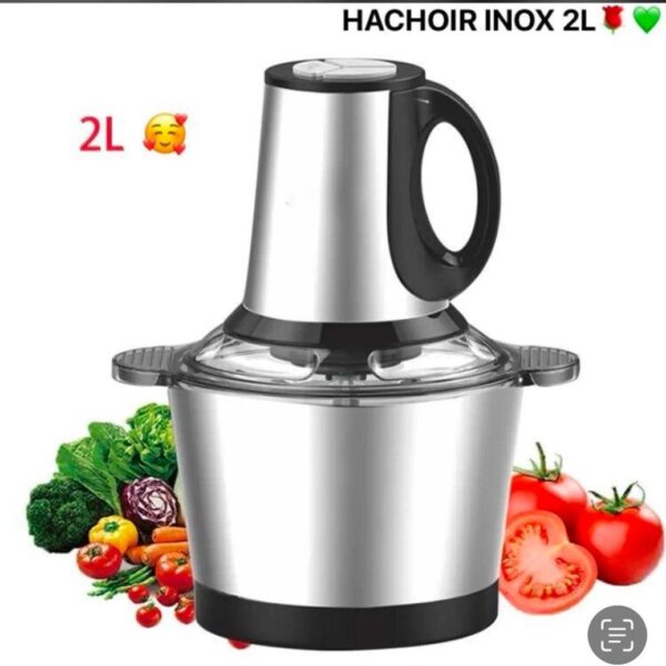 hachoir inox 2l